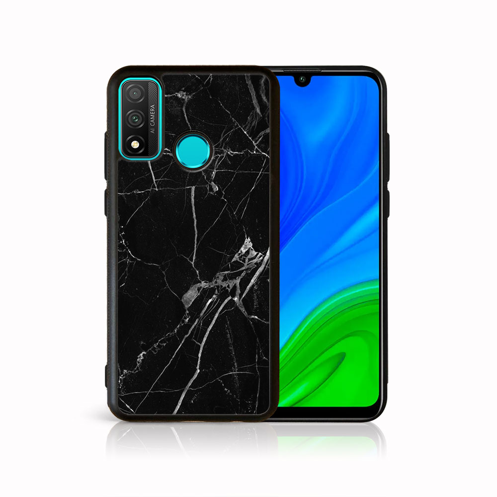 MY ART Husă De Protecție Pentru Huawei P Smart 2020 BLACK MARBLE (142)