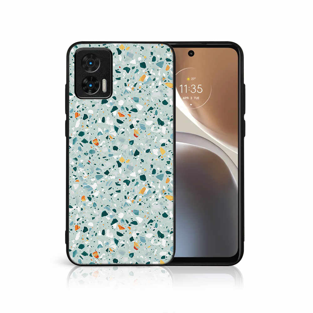 MY ART Husă De Protecție Pentru Motorola Edge 30 Neo BLUE TERRAZZO (164)