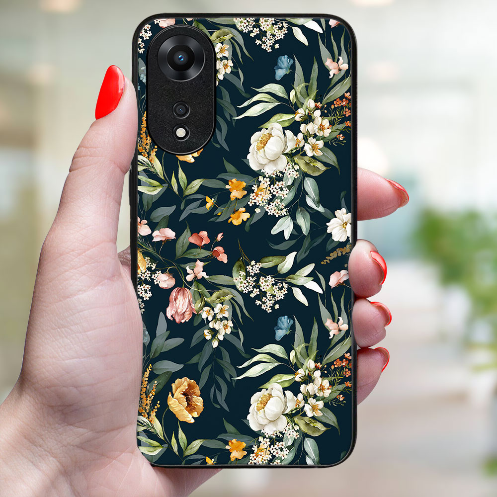 MY ART Husă De Protecție Pentru Oppo A78 5G FLORAL (158)