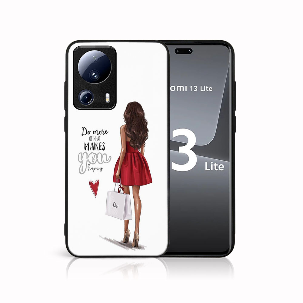 MY ART Capac De Protecție Pentru Xiaomi 13 Lite RED DRESS (137)