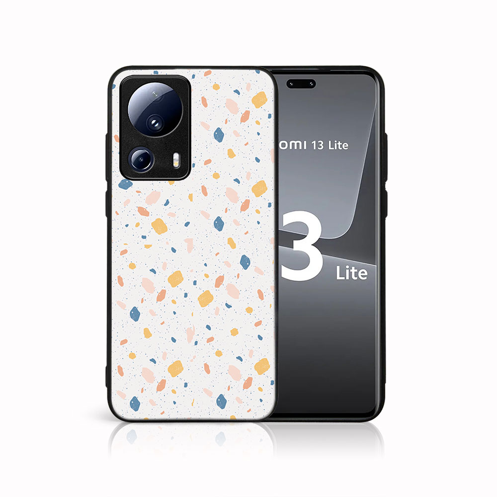 MY ART Husă De Protecție Pentru Xiaomi 13 Lite ORANGE TERRAZZO (165)