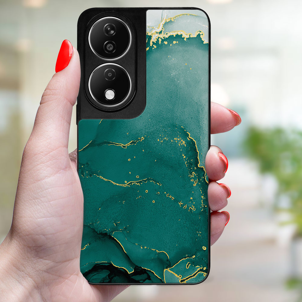 MY ART Capac De Protecție Pentru Honor X7b GREEN MARBLE (145)