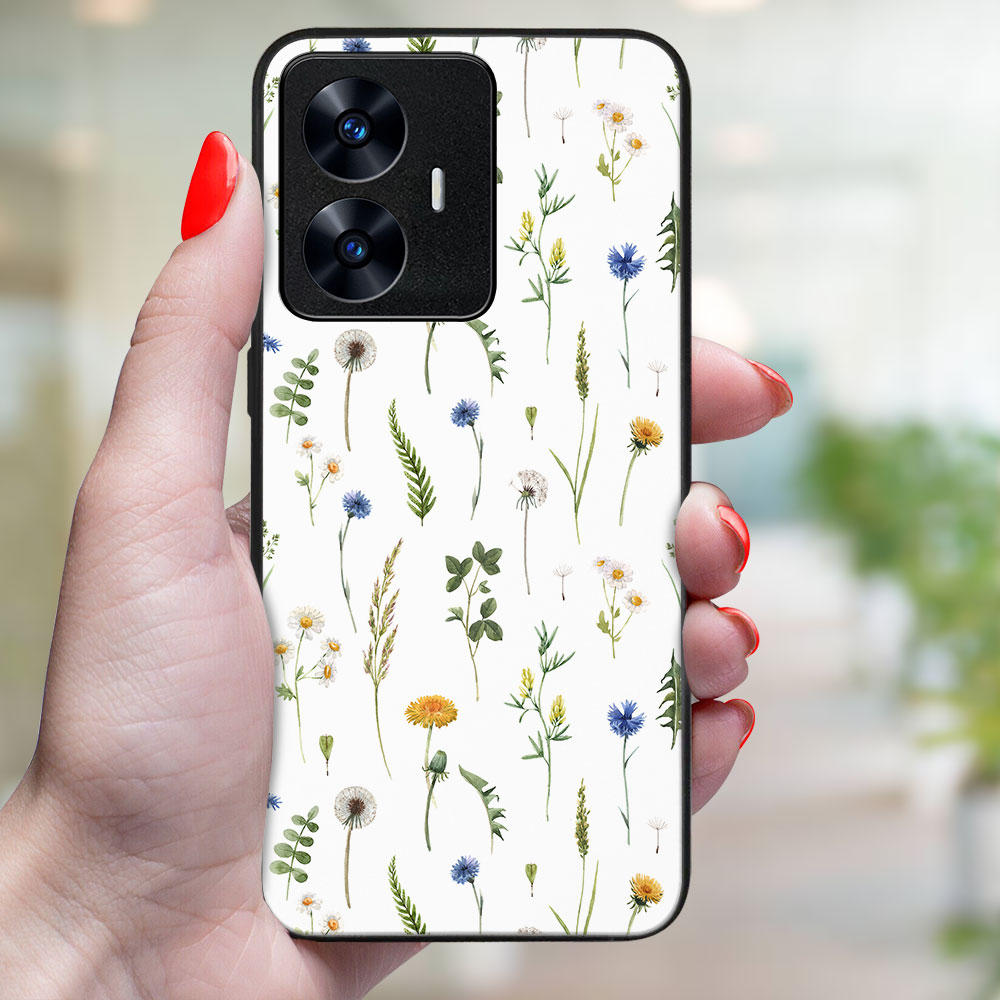 MY ART Husă De Protecție Pentru Realme C55 WILDFLOWER (153)