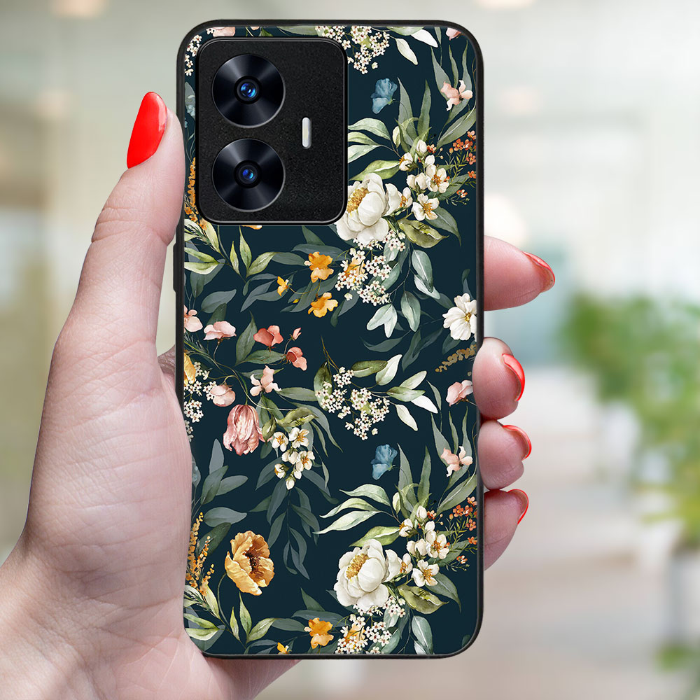 MY ART Husă De Protecție Pentru Realme C55 FLORAL (158)