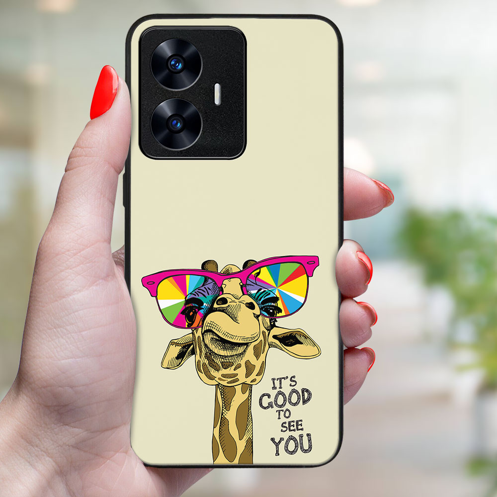 MY ART Husă De Protecție Pentru Realme C55 GIRAFFE (180)