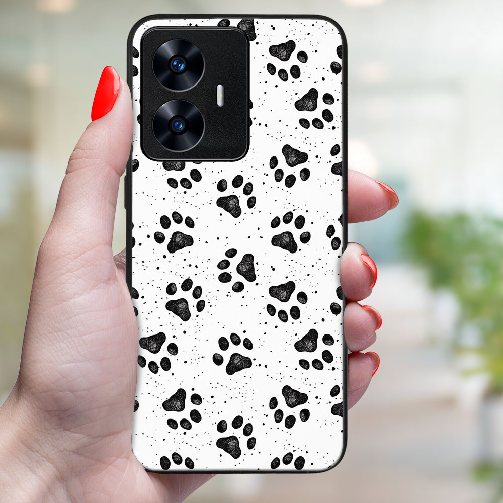 MY ART Husă De Protecție Pentru Realme C55 PAWS (185)