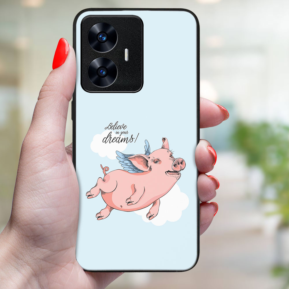 MY ART Husă De Protecție Pentru Realme C55 PIG (186)