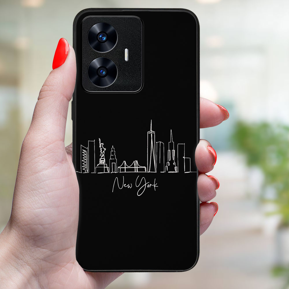 MY ART Husă De Protecție Pentru Realme C55 NEW YORK (207)