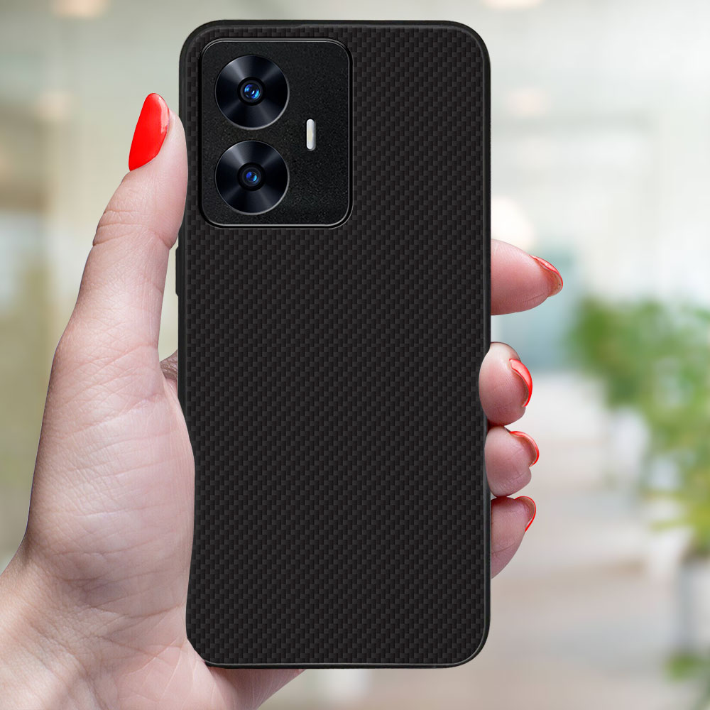 MY ART Capac De Protecție Pentru Realme C55 CARBON (231)