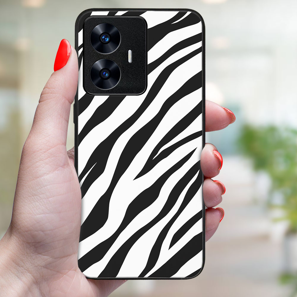 MY ART Husă De Protecție Pentru Realme C55 ZEBRA (237)