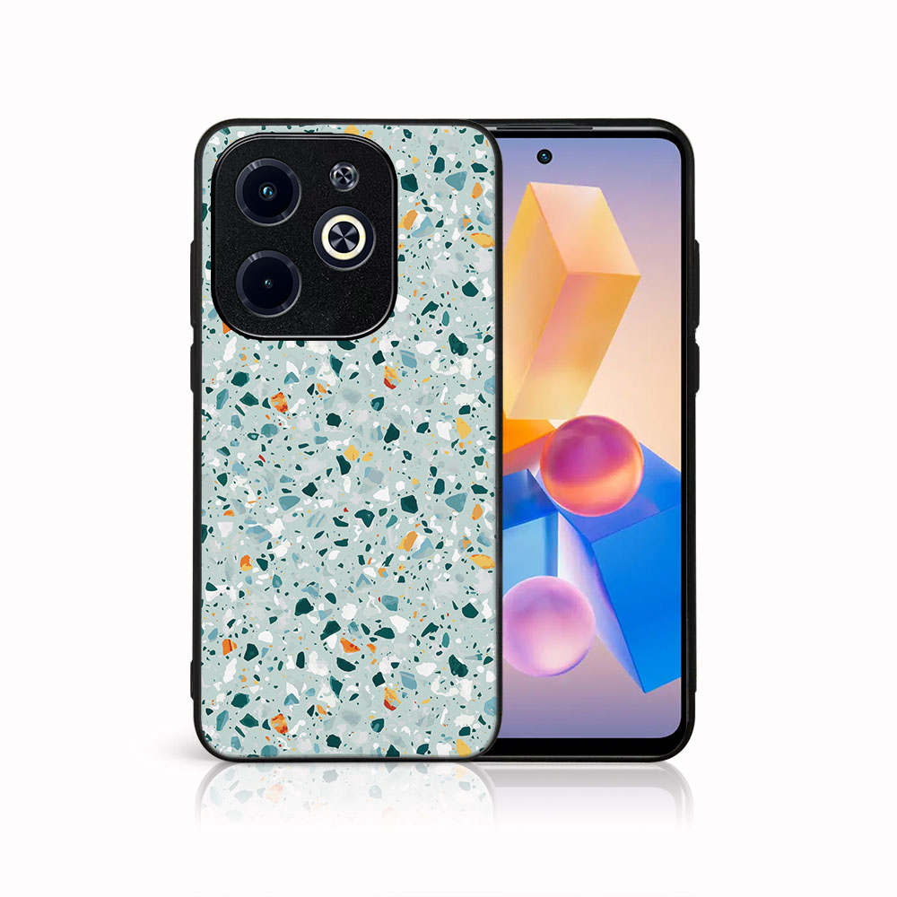 MY ART Husă De Protecție Pentru Infinix Hot 40i BLUE TERRAZZO (164)