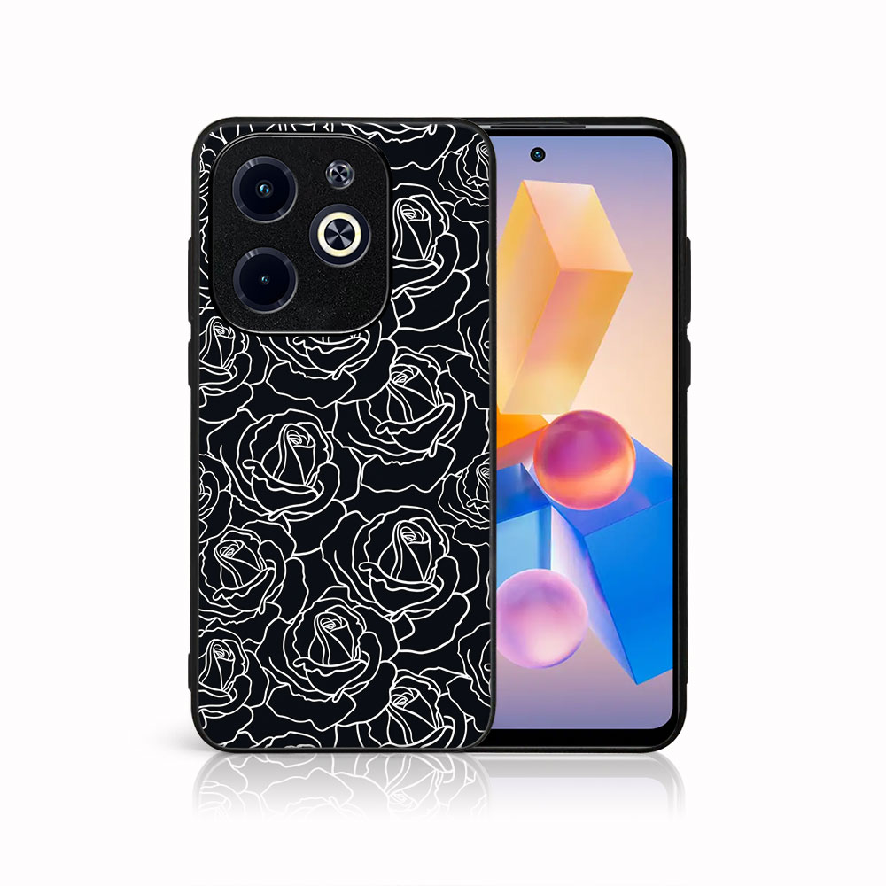 MY ART Husă De Protecție Pentru Infinix Hot 40i ROSES (172)