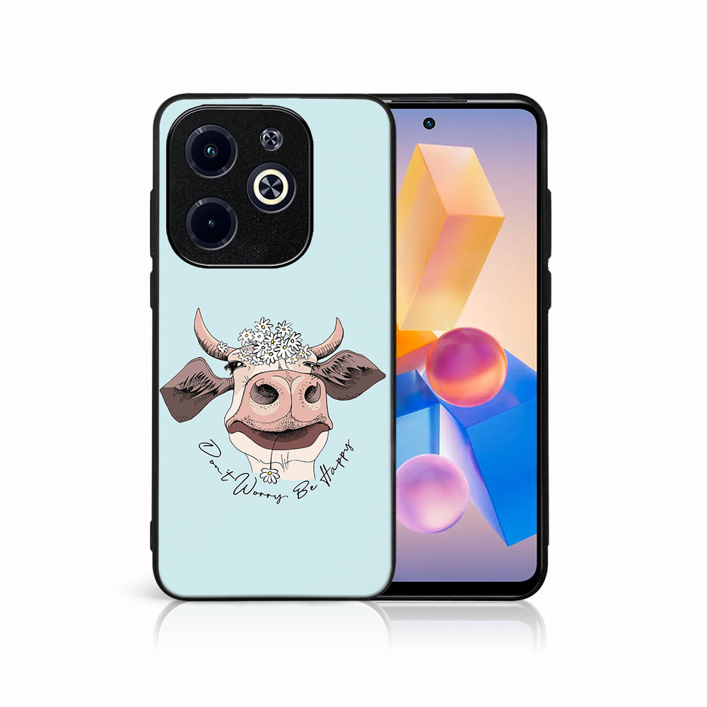 MY ART Husă De Protecție Pentru Infinix Hot 40i HAPPY COW (181)