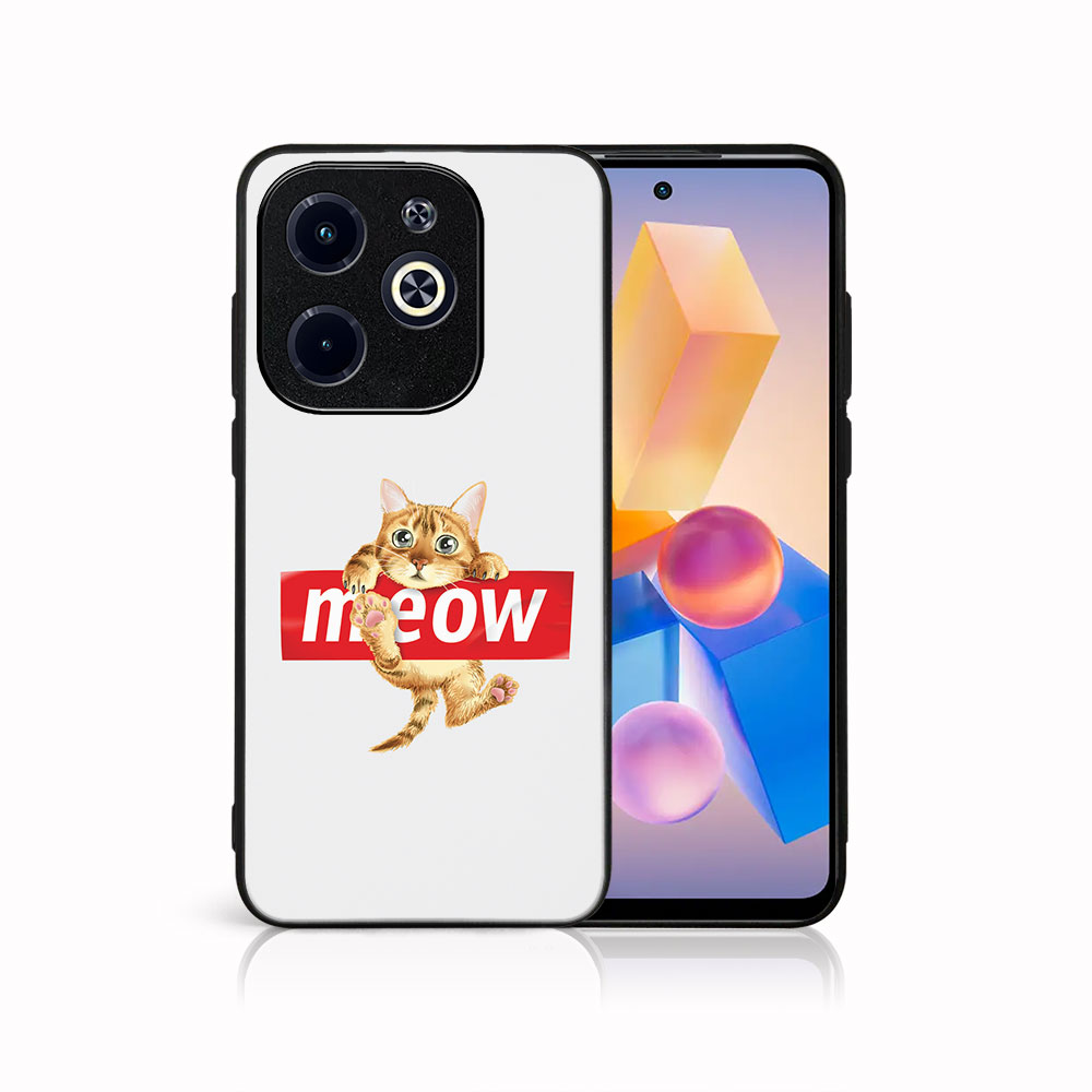 MY ART Husă De Protecție Pentru Infinix Hot 40i MEOW (183)