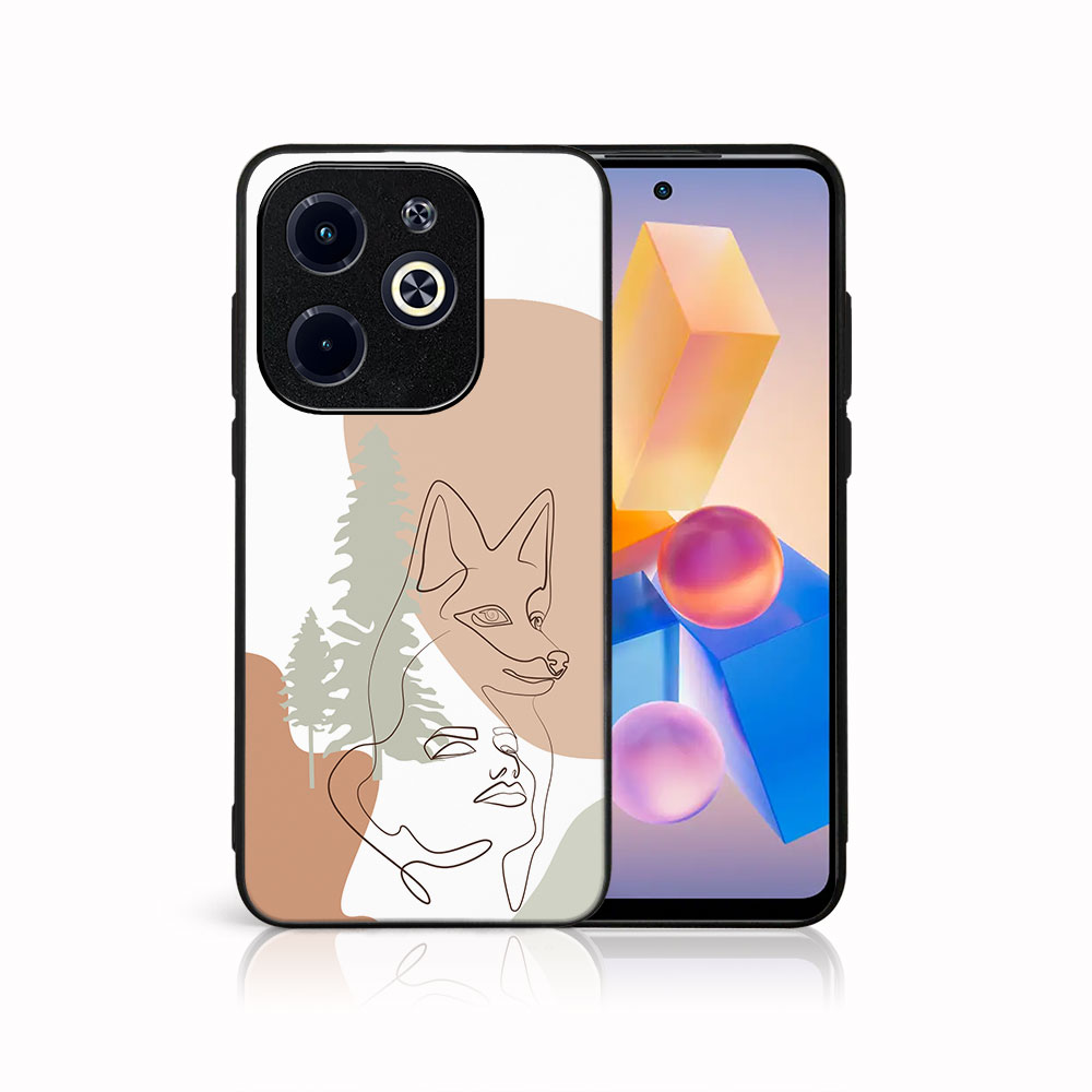 MY ART Husă De Protecție Pentru Infinix Hot 40i FOX (191)