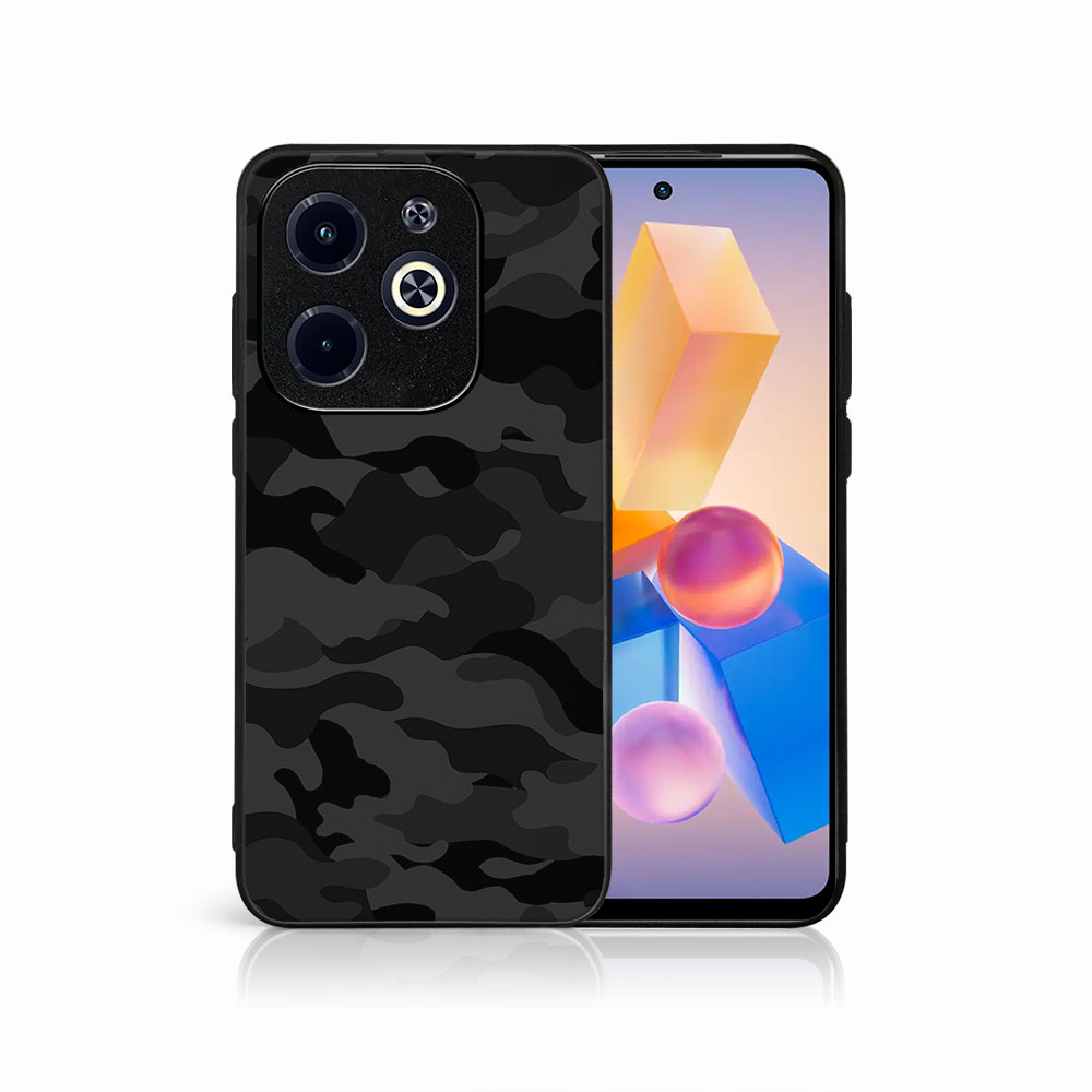 MY ART Husă De Protecție Pentru Infinix Hot 40i BLACK CAMO (234)