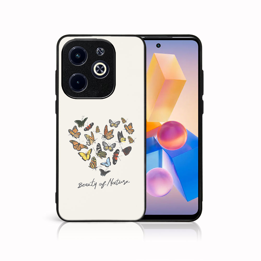 MY ART Husă De Protecție Pentru Infinix Hot 40i BUTTERFLIES (240)