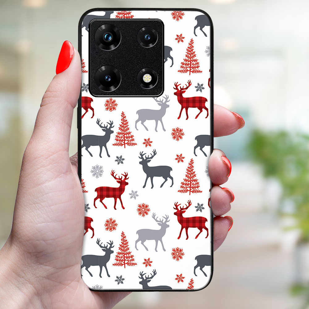 MY ART Capac Cu Design De Crăciun Infinix Note 30 Pro DEER (068)