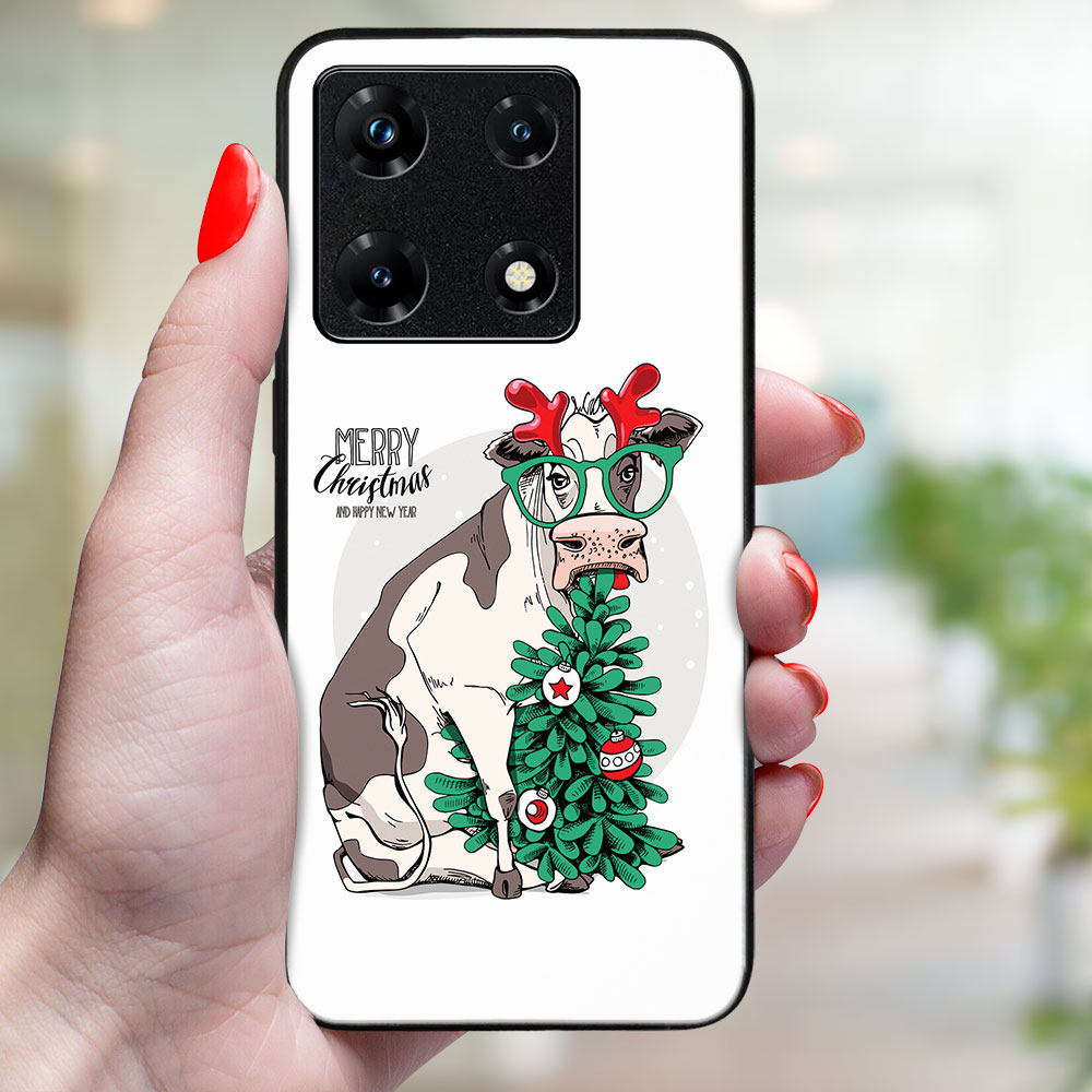 MY ART Husă Cu Design De Crăciun Infinix Note 30 Pro MERRY CHRISTMAS (074)