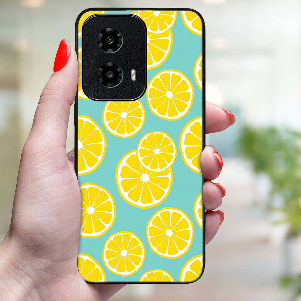 MY ART Husă De Protecție Pentru Motorola Moto G04 / G24 / G24 Power LEMON (121)