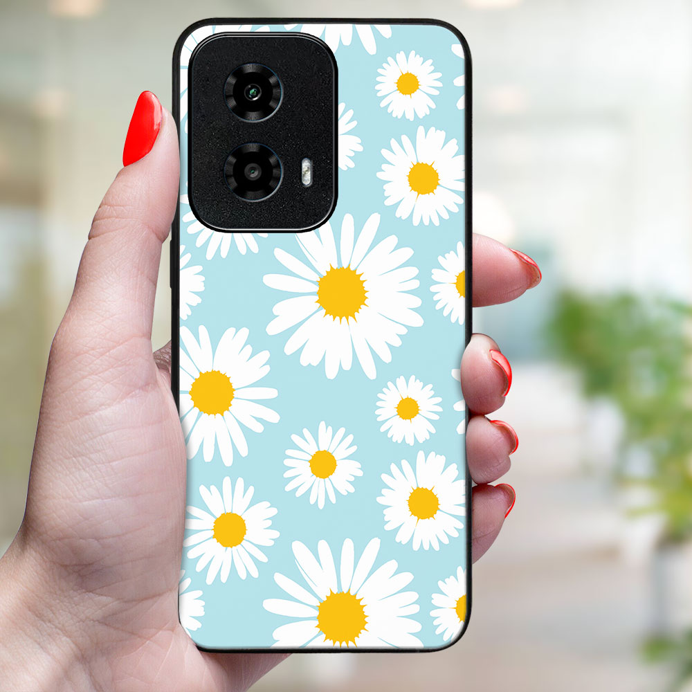 MY ART Husă De Protecție Pentru Motorola Moto G04 / G24 / G24 Power CAMOMILE (124)