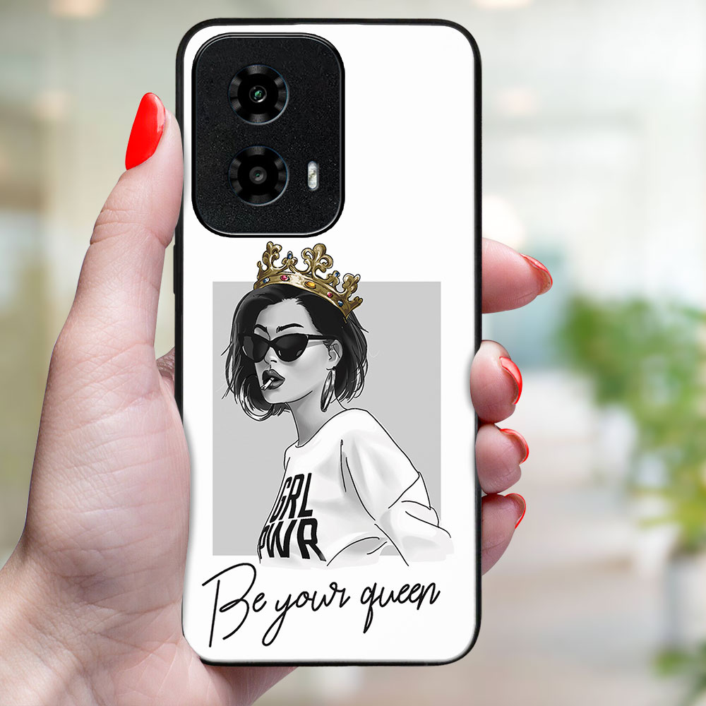 MY ART Husă De Protecție Pentru Motorola Moto G04 / G24 / G24 Power QUEEN (139)