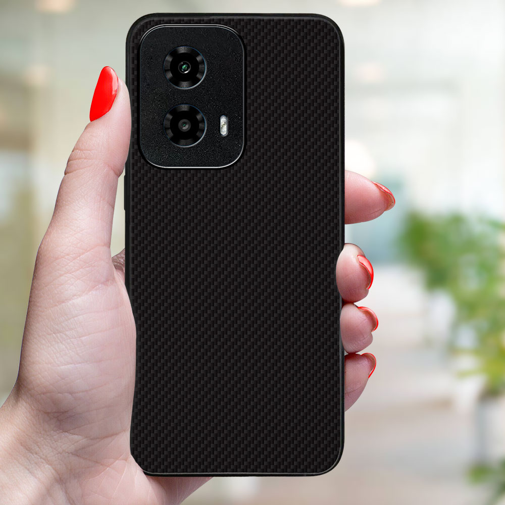 MY ART Capac De Protecție Pentru Motorola Moto G04 / G24 / G24 Power CARBON (231)