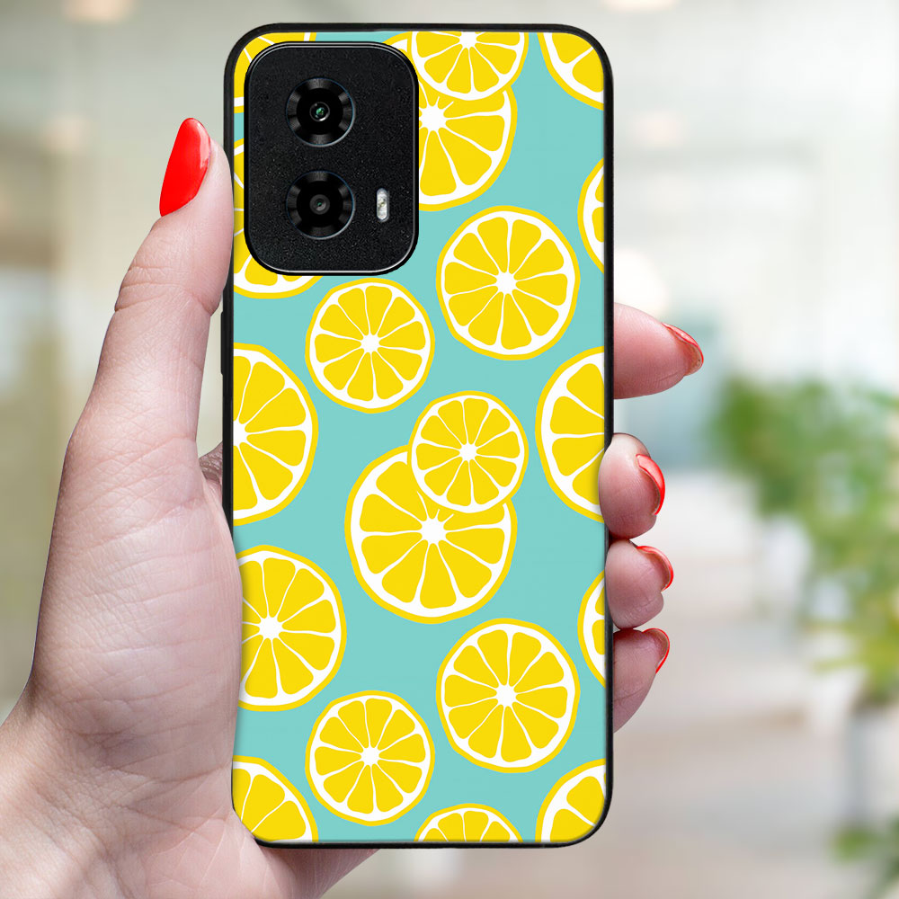 MY ART Husă De Protecție Pentru Motorola Moto G34 5G LEMON (121)