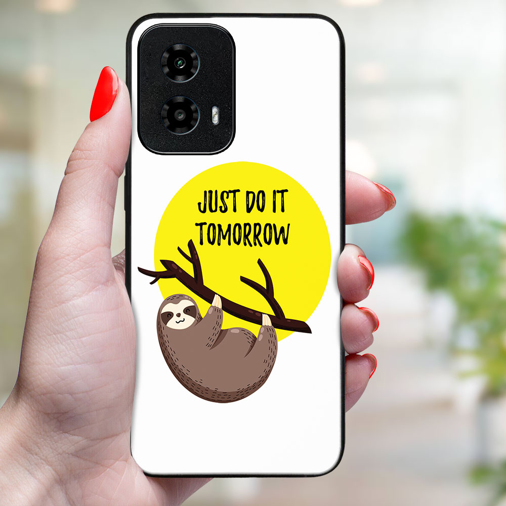 MY ART Capac De Protecție Pentru Motorola Moto G34 5G SLOTH (188)