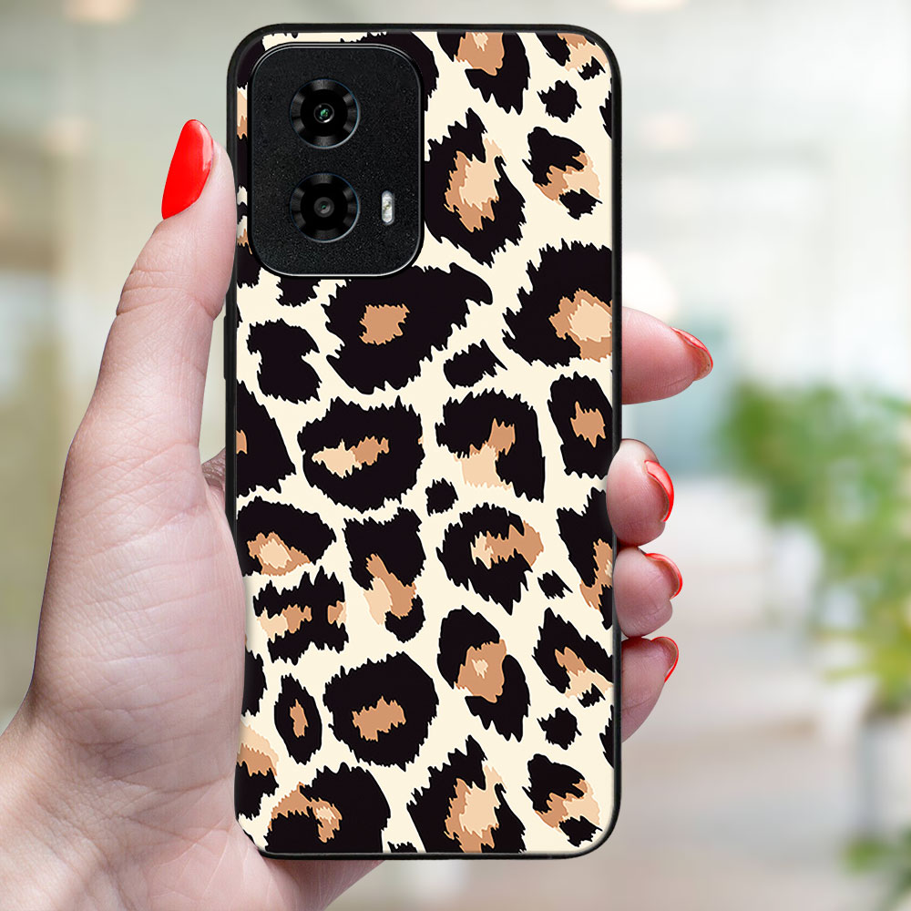 MY ART Husă De Protecție Pentru Motorola Moto G34 5G LEOPARD PRINT (238)