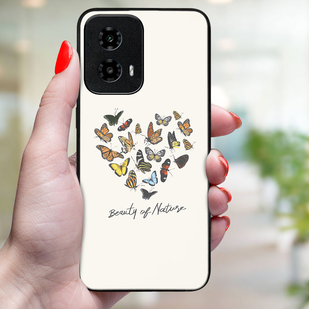 MY ART Capac De Protecție Pentru Motorola Moto G34 5G BUTTERFLIES (240)