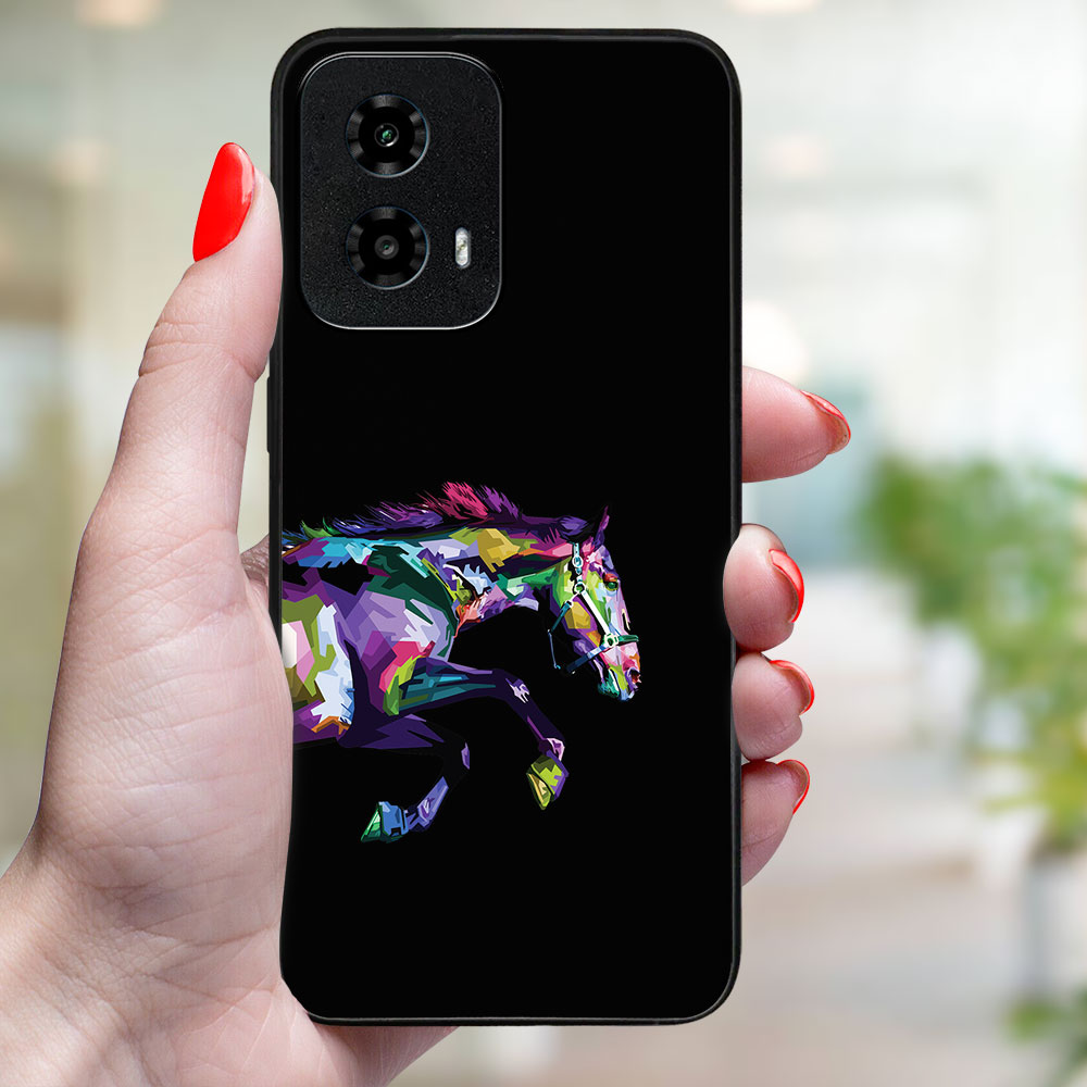 MY ART Husă De Protecție Pentru Motorola Moto G34 5G HORSE (249)