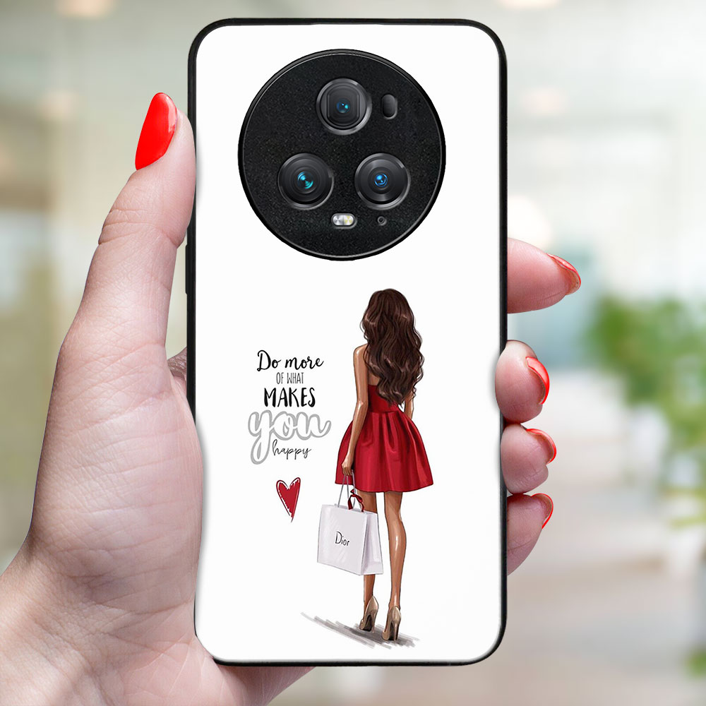 MY ART Husă De Protecție Pentru Honor Magic5 Pro 5G RED DRESS (137)