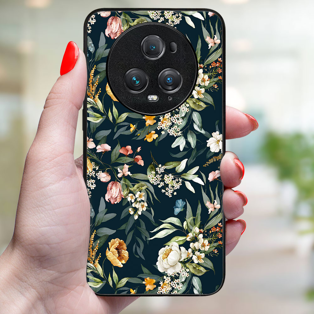 MY ART Husă De Protecție Pentru Honor Magic5 Pro 5G FLORAL (158)