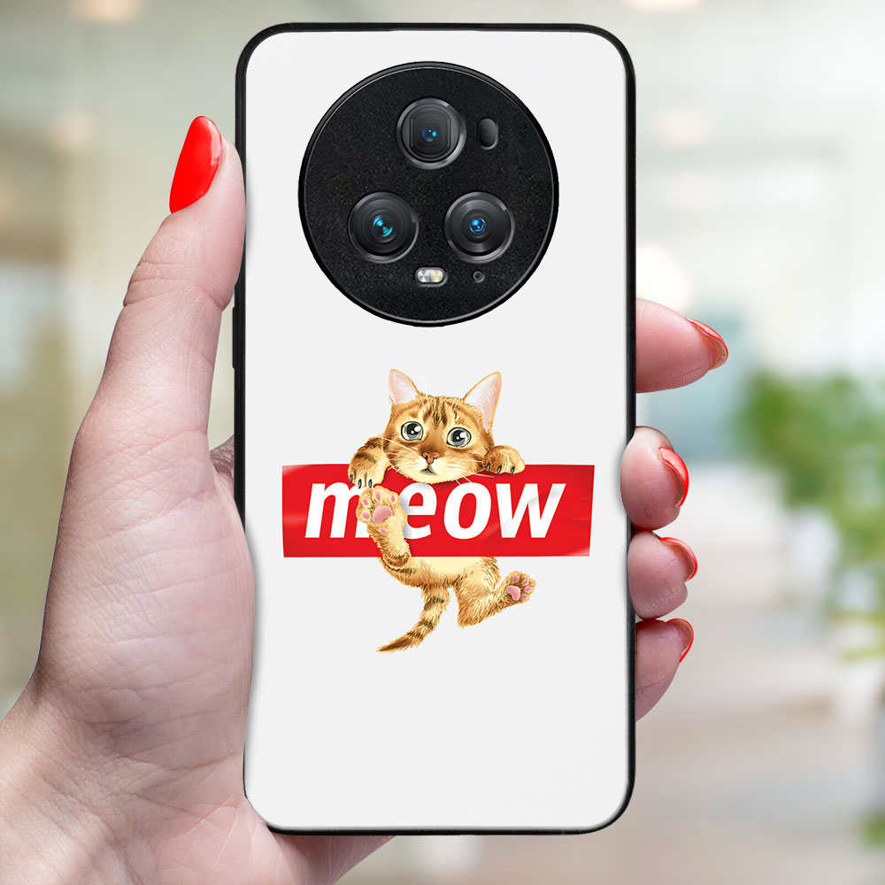 MY ART Husă De Protecție Pentru Honor Magic5 Pro 5G MEOW (183)