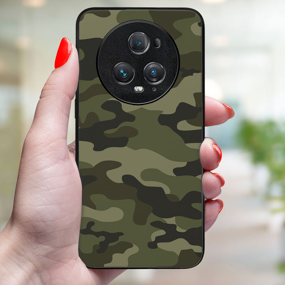 MY ART Husă De Protecție Pentru Honor Magic5 Pro 5G GREEN CAMO (235)