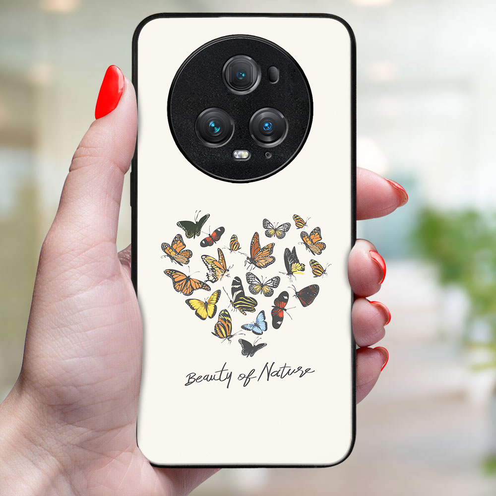 MY ART Husă De Protecție Pentru Honor Magic5 Pro 5G BUTTERFLIES (240)