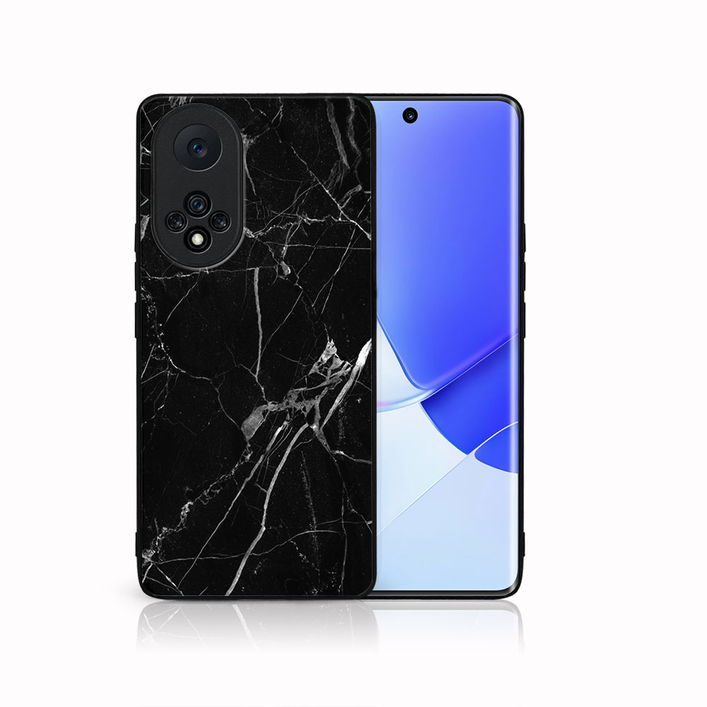 MY ART Husă Din Silicon Honor 50 / Huawei Nova 9 - BLACK MARBLE (142)