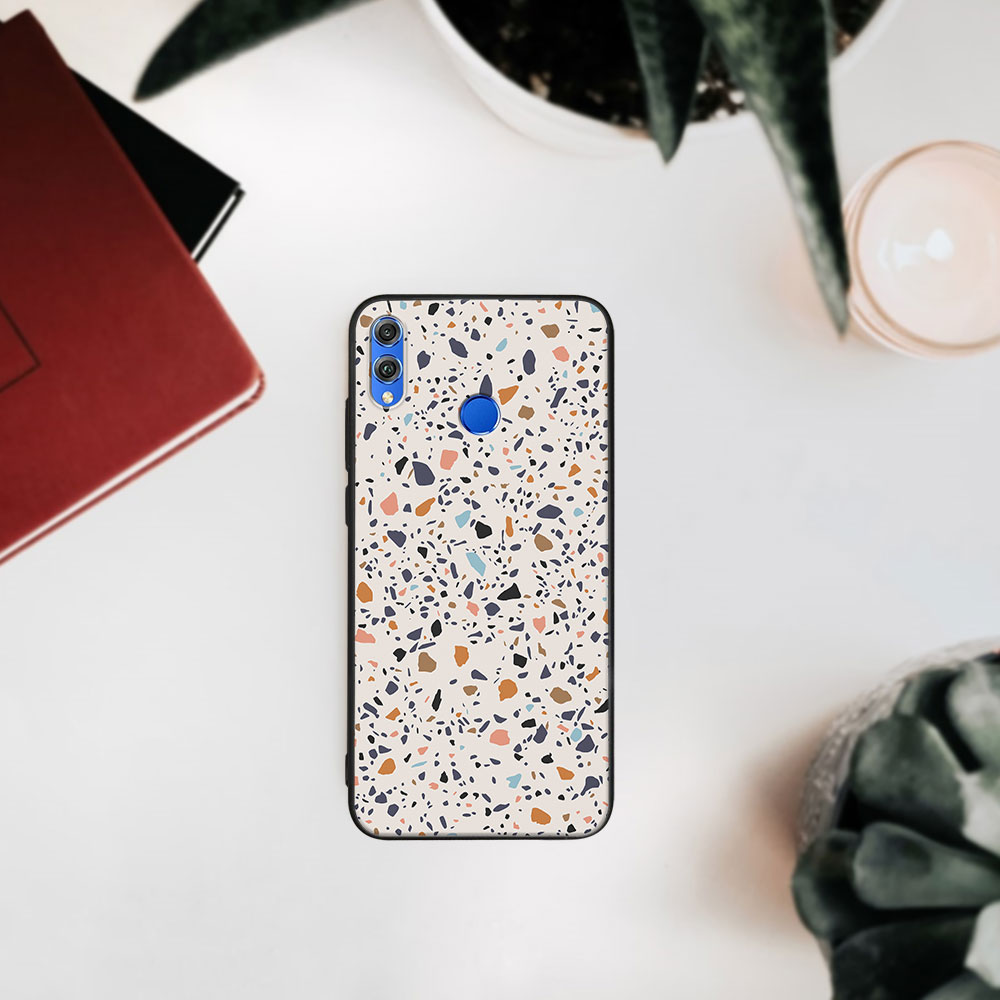 MY ART Husă De Protecție Honor 8X -BEIG TERRAZZO (162)