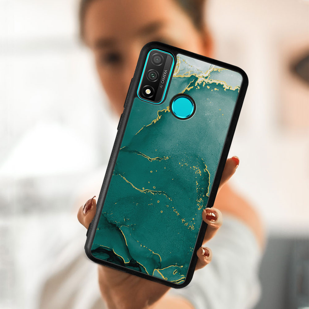 MY ART Husă De Protecție Pentru Huawei P Smart 2020 GREEN MARBLE (145)