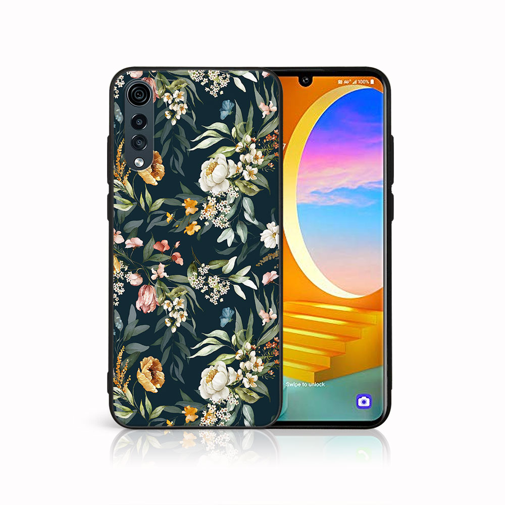 MY ART Husă De Protecție Pentru LG Velvet FLORAL (158)