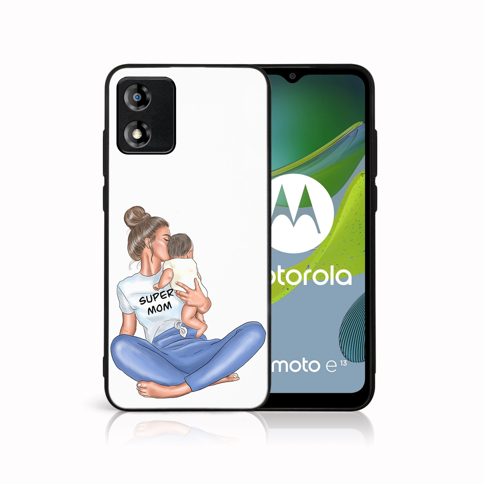 MY ART Capac De Protecție Pentru Motorola Moto E13 SUPERMOM (112)