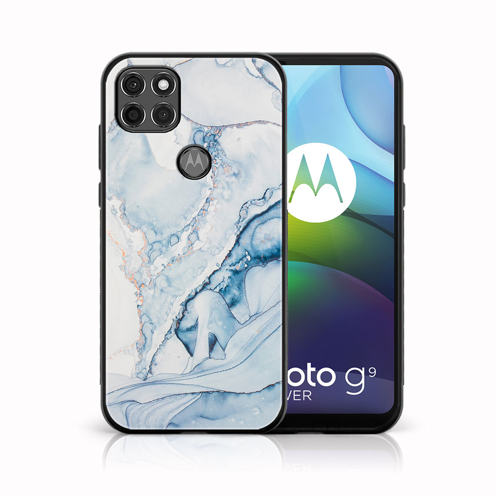 MY ART Husă De Protecție Motorola Moto G9 Power BLUE DESCHIS (149)