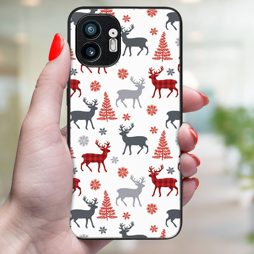 MY ART Capac Cu Design De Crăciun Nothing Phone 1 DEER (068)