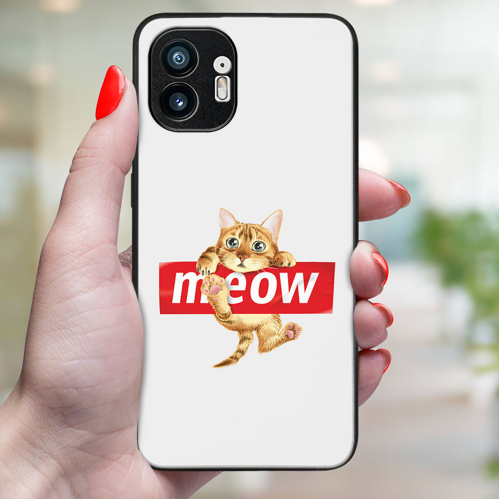 MY ART Husă De Protecție Pentru Nothing Phone 1 MEOW (183)