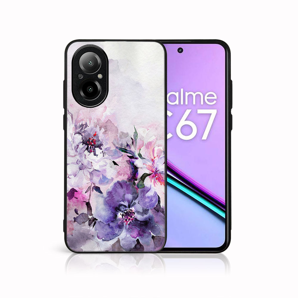 MY ART Husă De Protecție Pentru Realme C67 BUJORI (156)