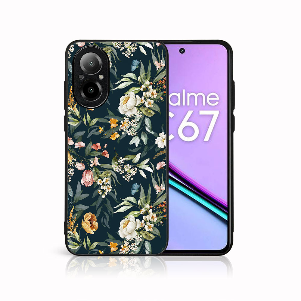 MY ART Husă De Protecție Pentru Realme C67 FLORAL (158)