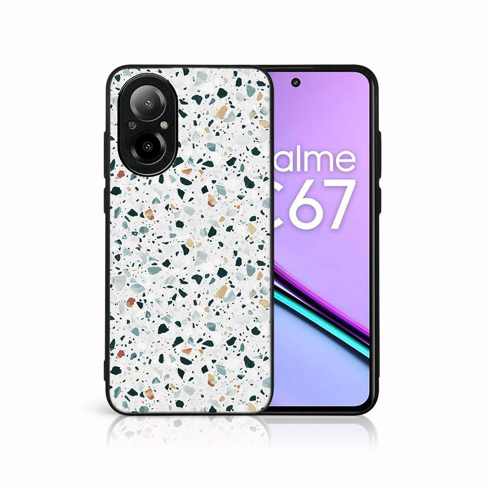 MY ART Husă De Protecție Pentru Realme C67 GREY TERRAZZO (163)