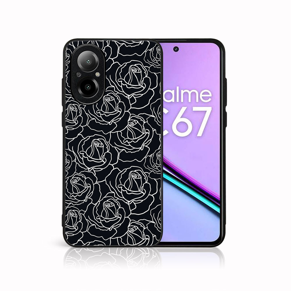 MY ART Husă De Protecție Pentru Realme C67 ROSES (172)