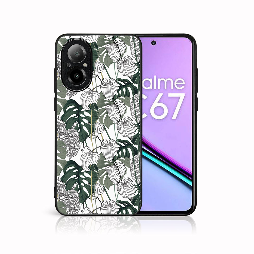 MY ART Husă De Protecție Pentru Realme C67 LEAF (175)